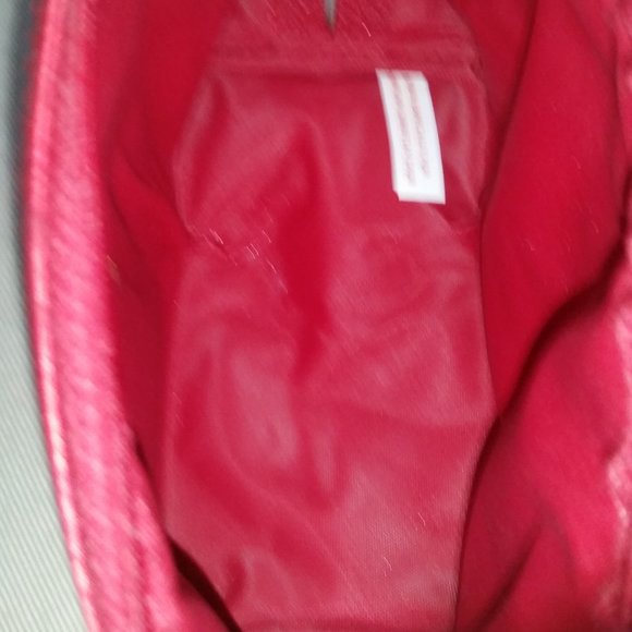 Parfums Christian Dior red cosmetic bag EUC - Picture 5 of 6